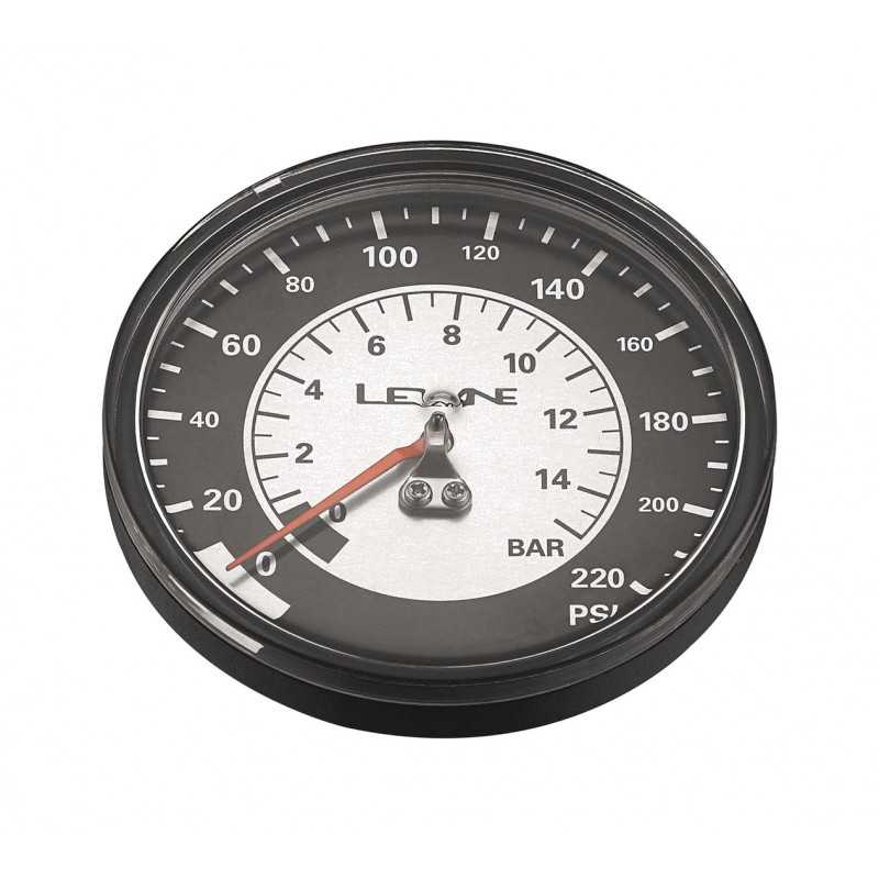 LEZYNE Recambio reloj manometro medidor presion 220 PSI GAUGE 3.5 4712805983360