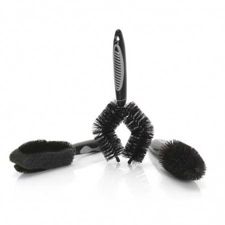 XLC Juego de 3 cepillos diferentes TO-S56 2503614200