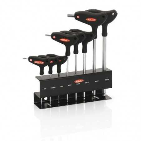 Hexagonal tool set with display measures 2/2.5/3/4/5/6/8/10MM TO-S32