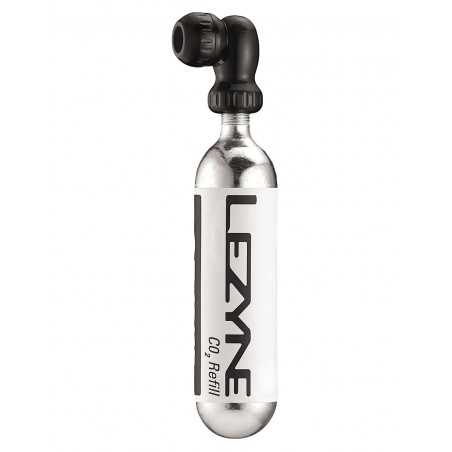 LEZYNE Regulador adaptador funda cartucho CO2 TWIN SPEED DRIVE SHRADER/PRESTA 25G 47128059849VAR