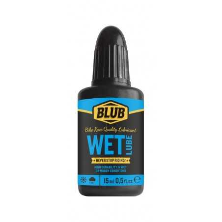Lubricating oil prepared to withstand water and snow WET LUBE