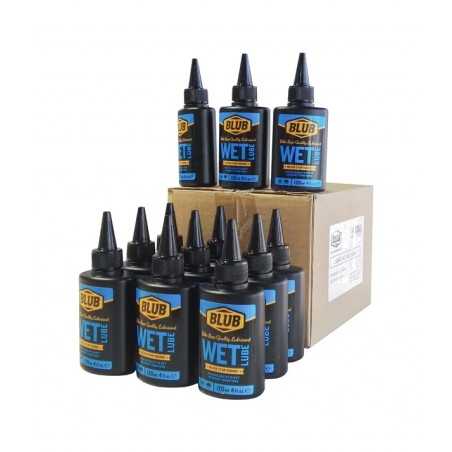 BLUB Caja aceite lubricante preparado para soportar agua y nieve WET LUBE 12U 8436577100270