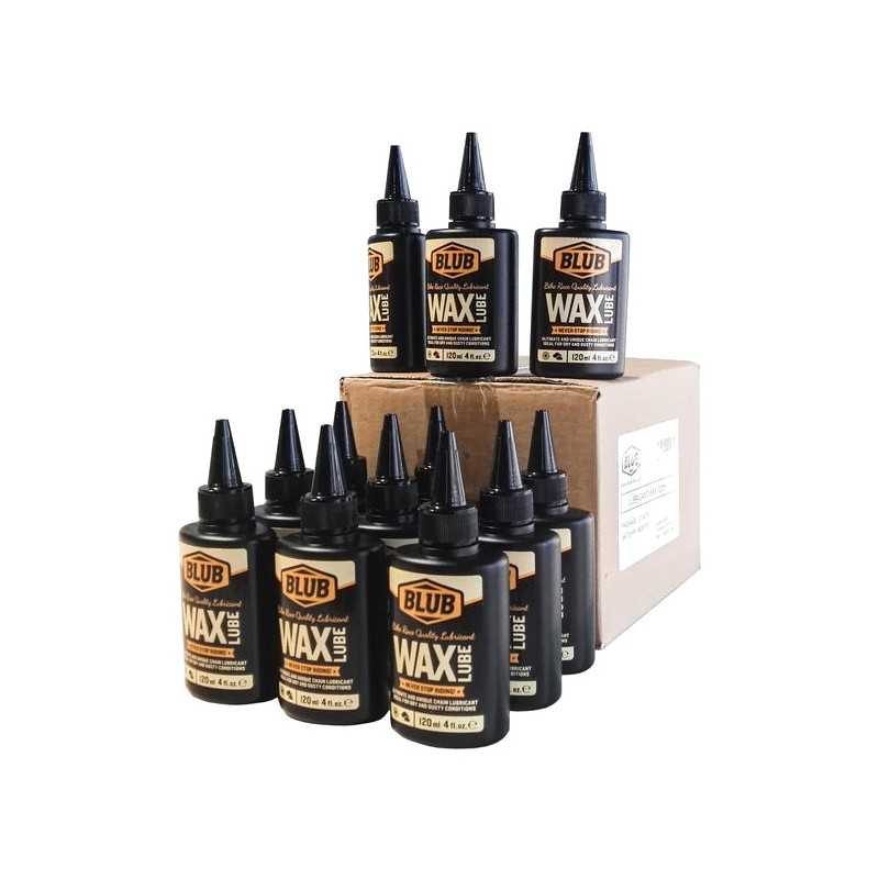 BLUB Caja aceite lubricante preparado para soportar sol y aire seco WAX LUBE 12U 8436577100287