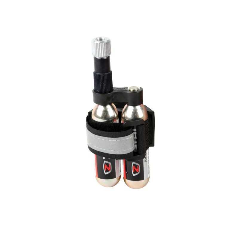 ZEFAL Kit hinvhador inflador portacartuchos incluye 2 cartuchos con rosca CO2 16G 362901
