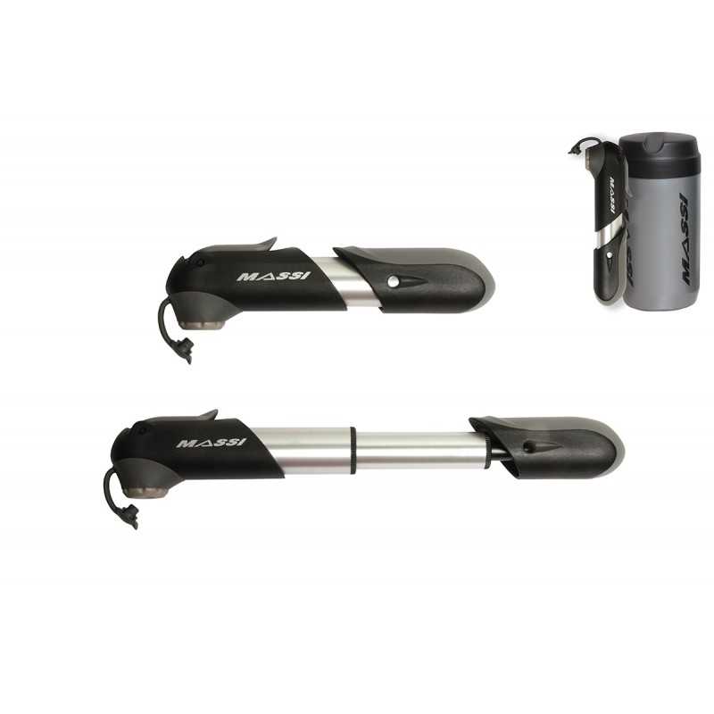 MASSI Inflador portátil telescópico con doble válvula para bicicletas | Marca 35331