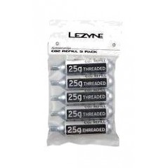 Pack kit 5 cartridges with thread  CO2 25G