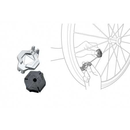 TOPEAK Llave de radios DUOSPOKE DT/6.0MM 51004