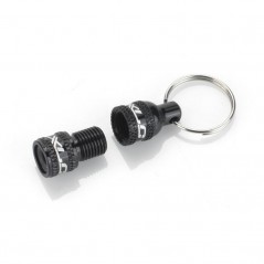 Keychain with valve adapter  PRESTA/STAND PU-X07
