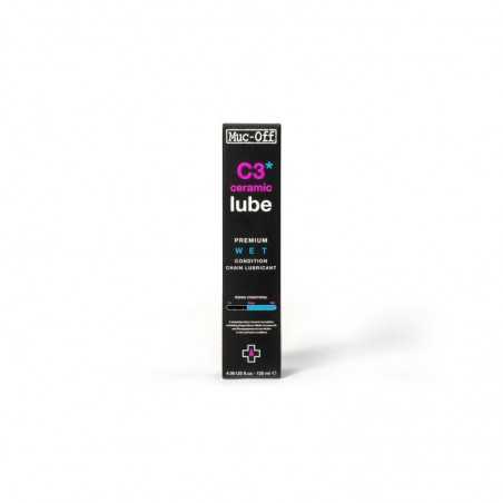 MUC-OFF Aceite lubricante cadena bicicleta para clima humedo C3 CERAMICO CERAMIC LUBE PRMIUM WET 227039VAR