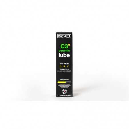 MUC-OFF Aceite lubricante cadena bicicleta para clima seco C3 BIO CERAMIC LUBE PREMIUM DRY 227036VAR