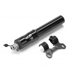 Mini aluminum inflator pump with support  MTB 6BAR PU-A10 190MM