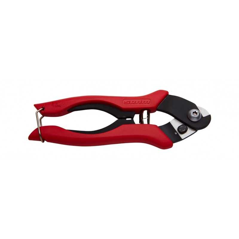Cable cutter pliers with safety lock