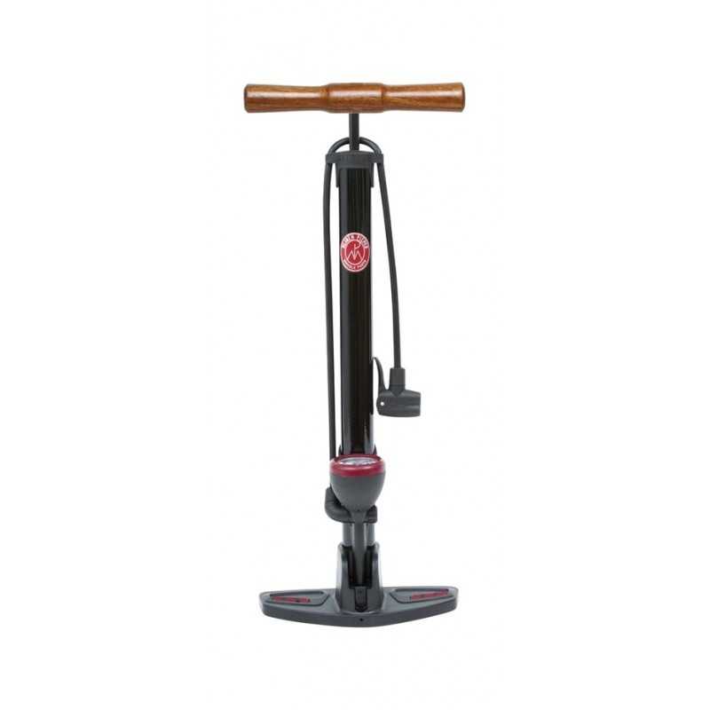 Inflator pump inflator workshop with pressure gauge all valves wooden and steel 