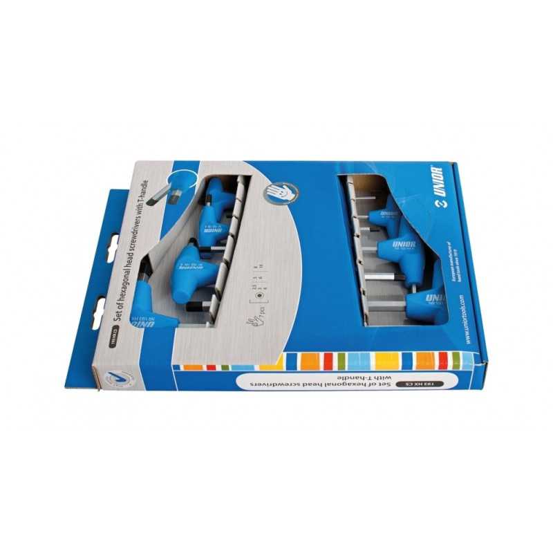 Allen key kit with handle 7 pieces  2.5 MM-10 MM