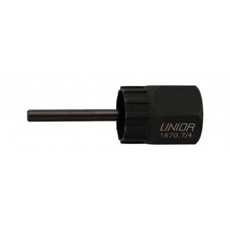 UNIOR Extractor de piñon con mango para CASSETTE SHIMANO 360104