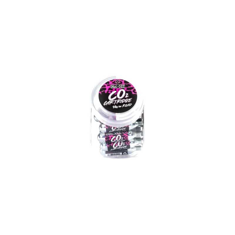 MUC-OFF Caja de cartuchos bombonas CO2 25G 10U 704973