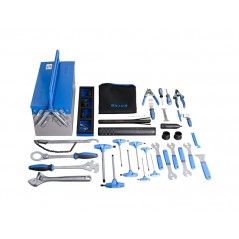 UNIOR Kit herramientas en caja metalica 37 piezas 709904
