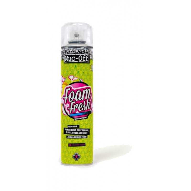 MUC-OFF Espuma limpieza interior casco guantes ropa calzado (FOAM FRESH) 329051