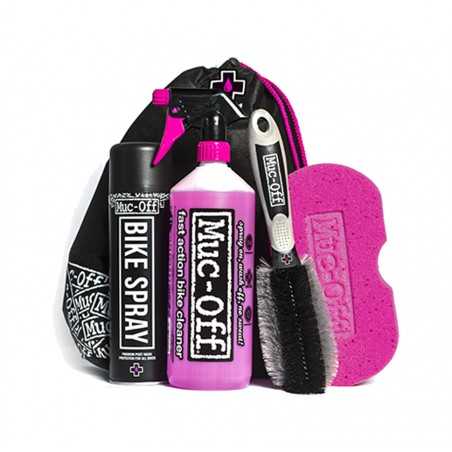 MUC-OFF Kit limpieza/proteccion BIKE CARE ESSENTIALS 708419