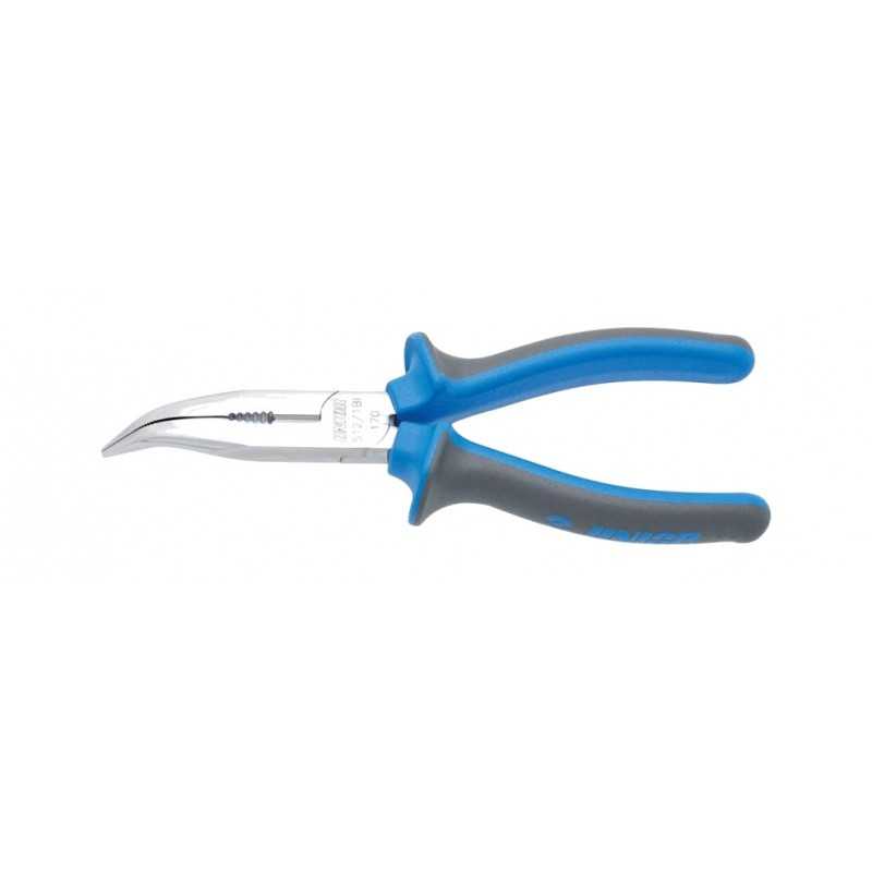 UNIOR Alicate herramienta de puntas semiredondas y boca curva 170 MM 360209