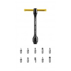 LEZYNE Herramienta con 10 brocas y mango extraible + funda de transporte TORQUE DRIVE 4712805997633