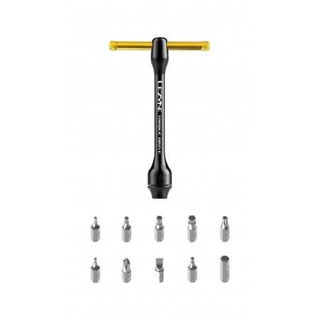 Tool with 10 bits and removable handle + carrying case TORQUE DRIVE