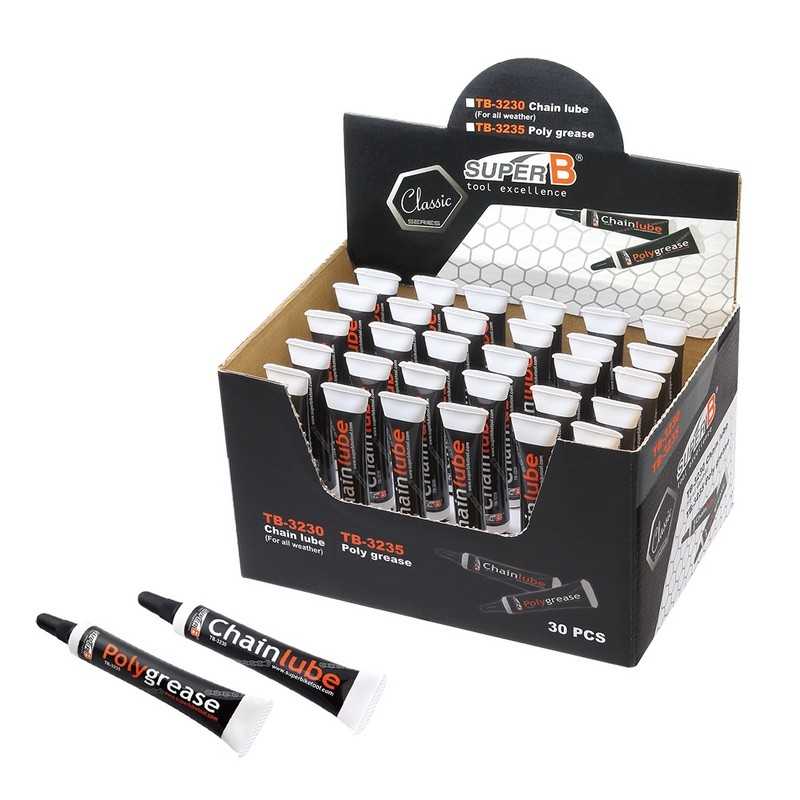 SUPER B Grasa de polyurea para rodamientos bicicleta 5 ML 30 U 59000008