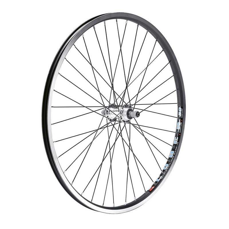 GURPIL Rueda trasera llanta negra+radio negro cassette piñones 7v 26 "" cyber 20" 63940