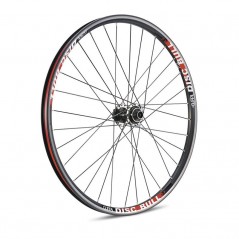 Front wheel black axle  20 mm disc bull