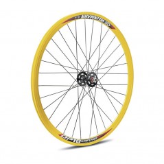 GURPIL Rueda delantera pista o fixie ciudad amarilla dp-18 64323