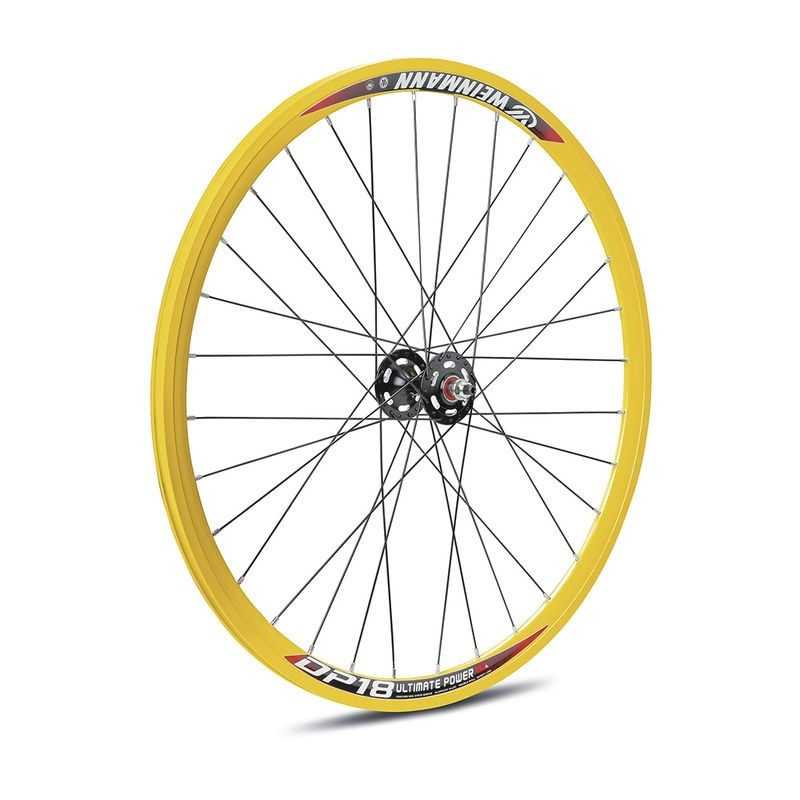 GURPIL Rueda delantera pista o fixie ciudad amarilla dp-18 64323