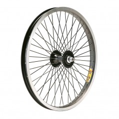 GURPIL Rueda delantera completa carretera aluminio eje 9.5-48 BMX 20X2.125 64237
