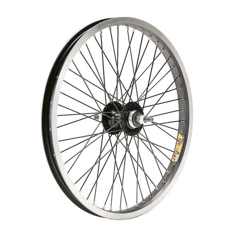GURPIL Rueda trasera completa carretera aluminio eje 9.5-48 BMX 20X2.125 64238