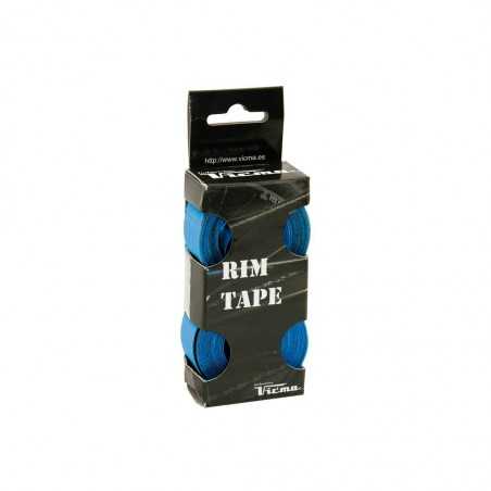 V BIKE Cinta fondo de llanta bici 18mm x 26’’ (MTB/DirtJump/City) en azul PVC - Marca 11997