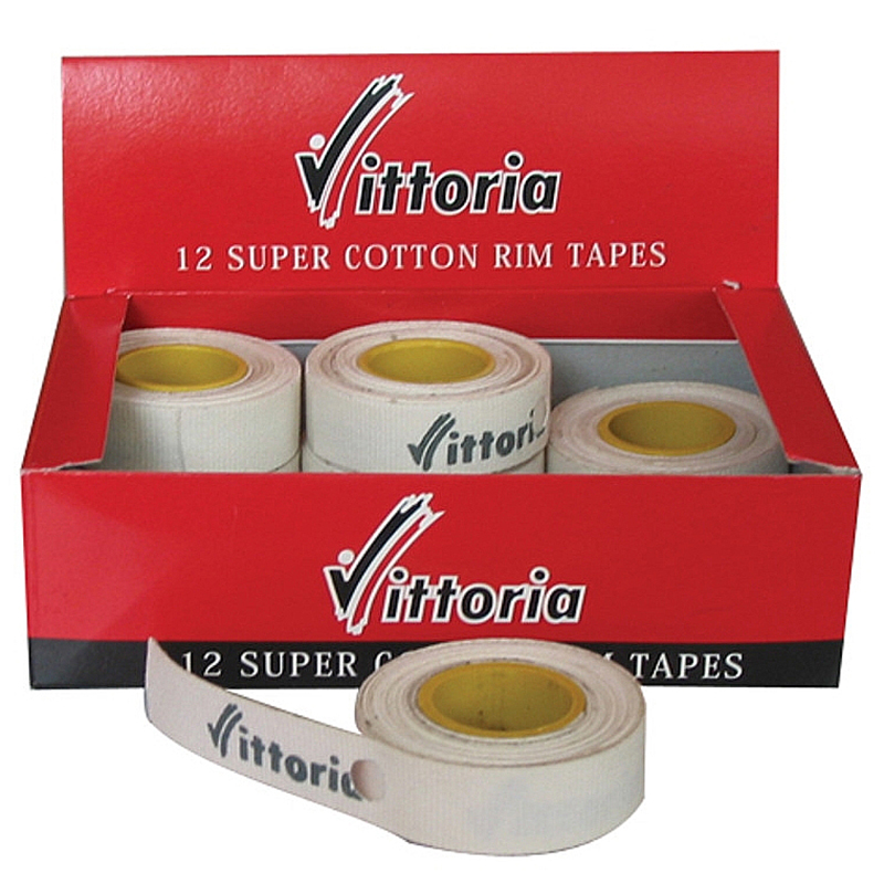 VITTORIA Cinta fondo llanta algodón Road 16mm (2 metros) ideal para tubelizar bi 15552