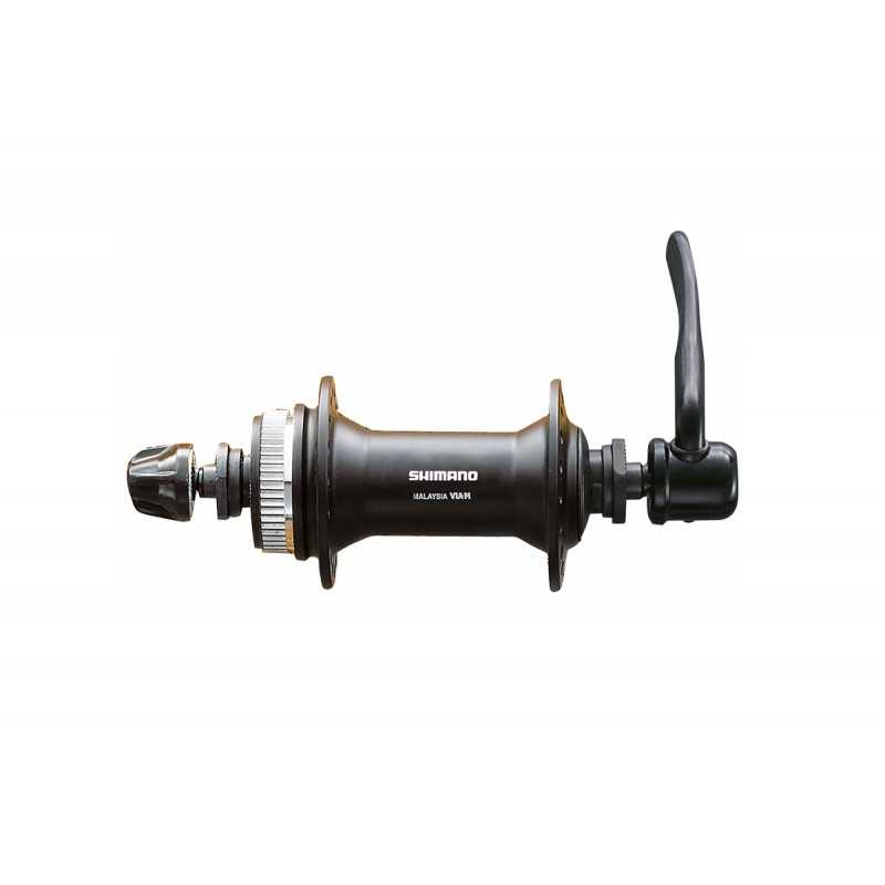 SHIMANO Buje rueda delantera 32A CENTER LOCK M495A NEGRO 26708