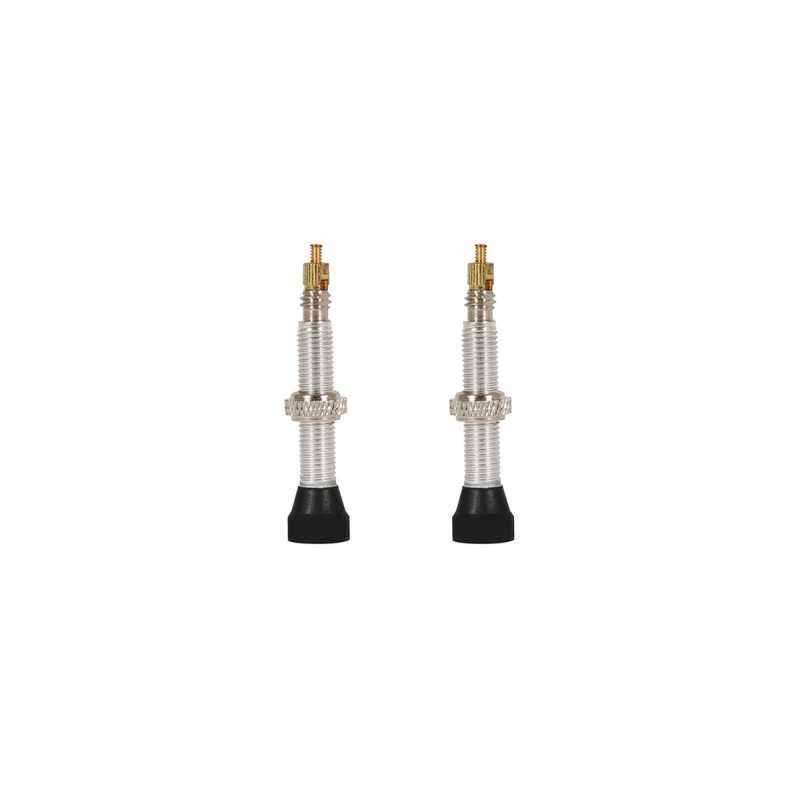 2x valves to make tubeless type presta