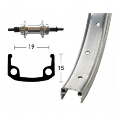 WINORA Rueda completa trasera 20x1.75 135 MM 6/7V (406-21) 703188