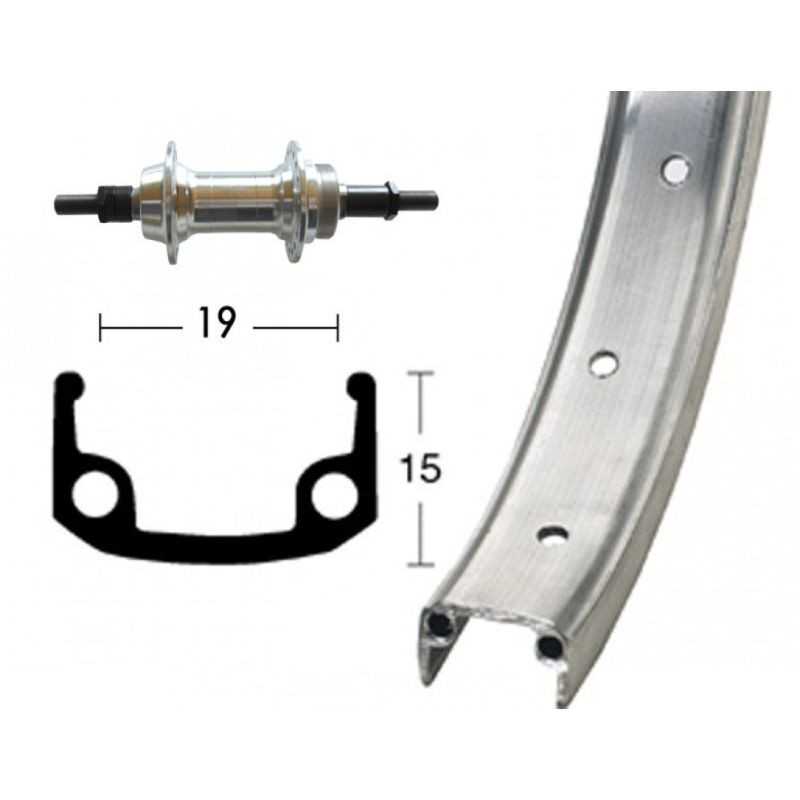 WINORA Rueda completa trasera 20x1.75 135 MM 6/7V (406-21) 703188