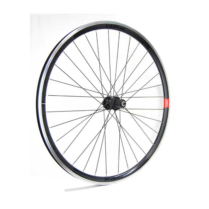 Complete rear wheel  CARRETERA NEW DPX SHIMANO 8/10V 28