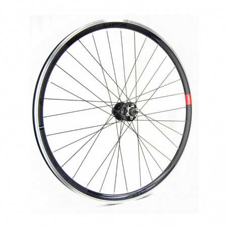 Complete rear wheel  CARRETERA NEW DPX DISK SHIMANO 10V ALUMINIO 28
