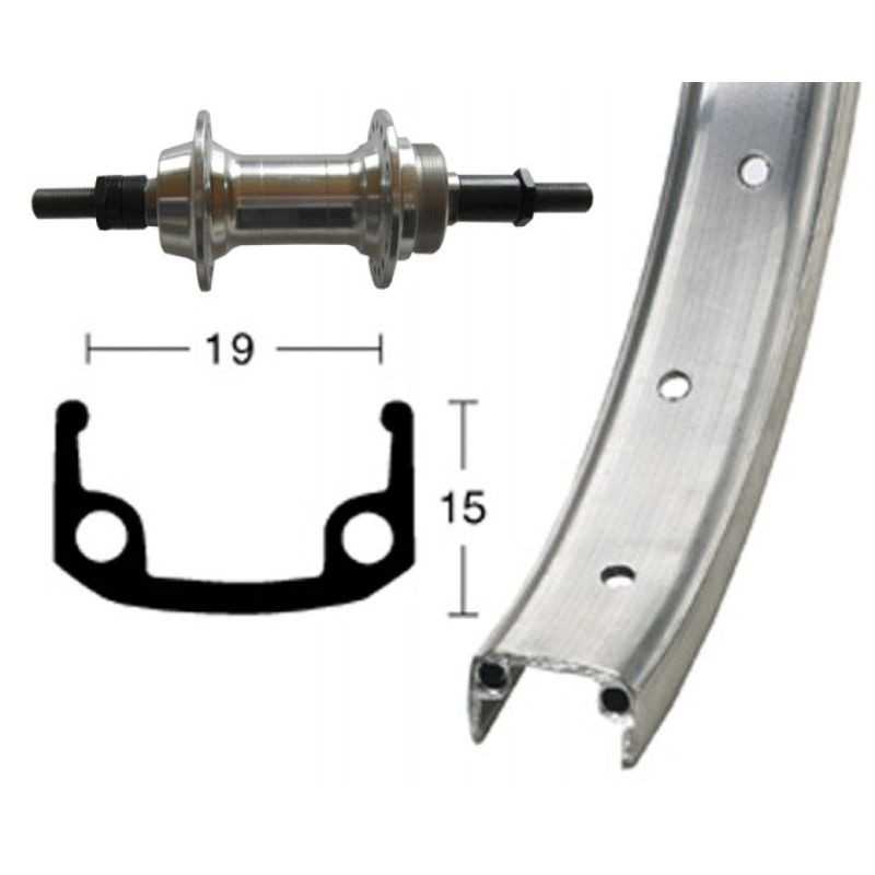 WINORA Rueda completa trasera 26x1 3/8 135 MM 6/7V (590-19) 703201