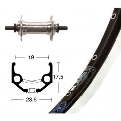 WINORA Rueda completa delantera 28x1.75 RIGIDA ZAC 19 100 (622-19) 703361