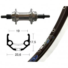 WINORA Rueda completa trasera 28x1.75 RIGIDA ZAC 19 135 6/7V (622-19) 36 703362