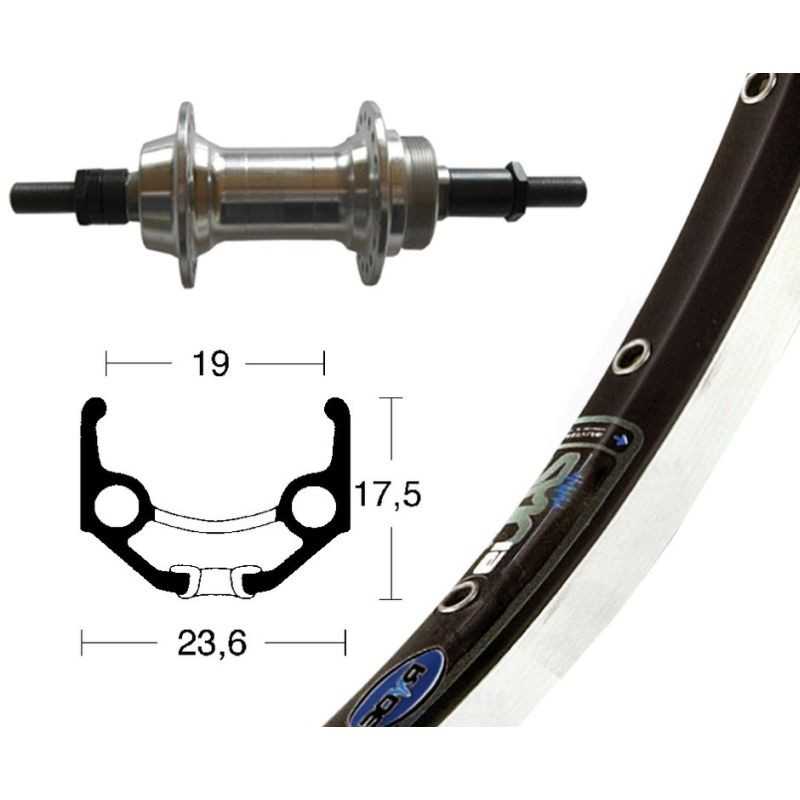WINORA Rueda completa trasera 28x1.75 RIGIDA ZAC 19 135 6/7V (622-19) 36 703362