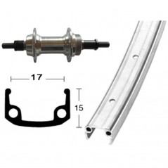 WINORA Rueda completa trasera 27x1 1/4 135 MM 6/7V (630-16) 36 703210