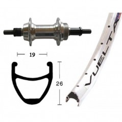 WINORA Rueda completa trasera 26x1.90 VUELTA AIRLINE 1 135 MM 8/9V (559-21) 36 703325