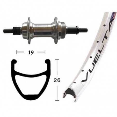 WINORA Rueda completa trasera 26x1.90 VUELTA AIRLINE 1 135 MM 8/9V (559-21) 36 703325