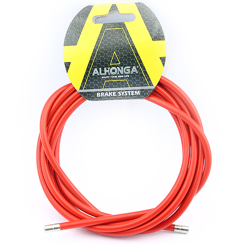 ALHONGA Funda Cable de Acero Laminado ROJO Ø5 - Rollo 2m. Marca 15570VAR