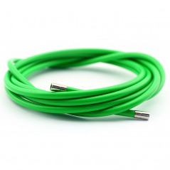 ALHONGA Funda Cable de Acero Laminado ROJO Ø5 - Rollo 2m. Marca 15570VAR